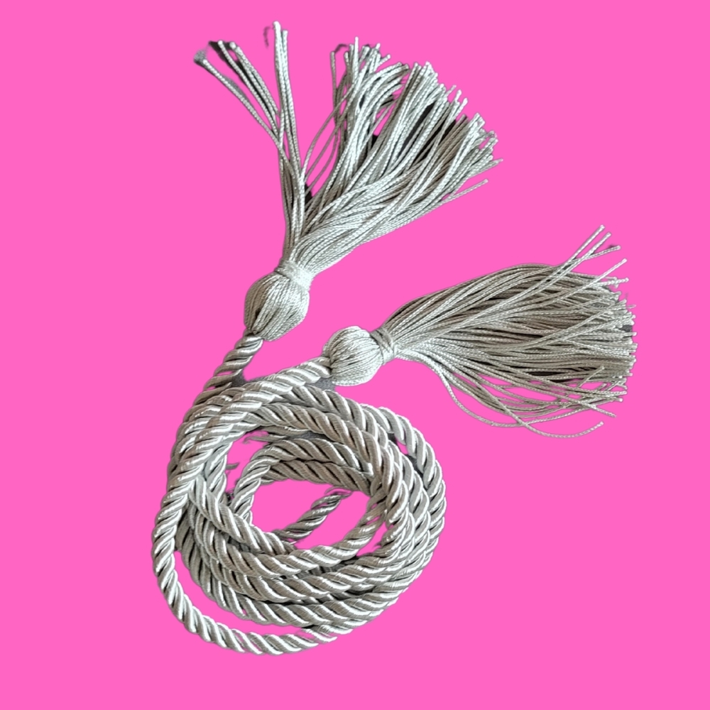 ✨3/$15✨ Silver Graduation Cord